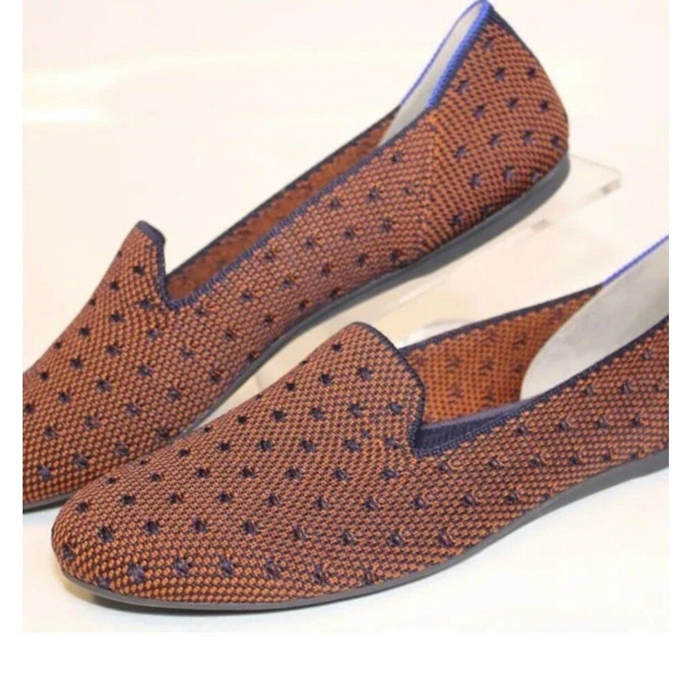Rothy's The Loafer in the limited edition Sienna Dot pattern New